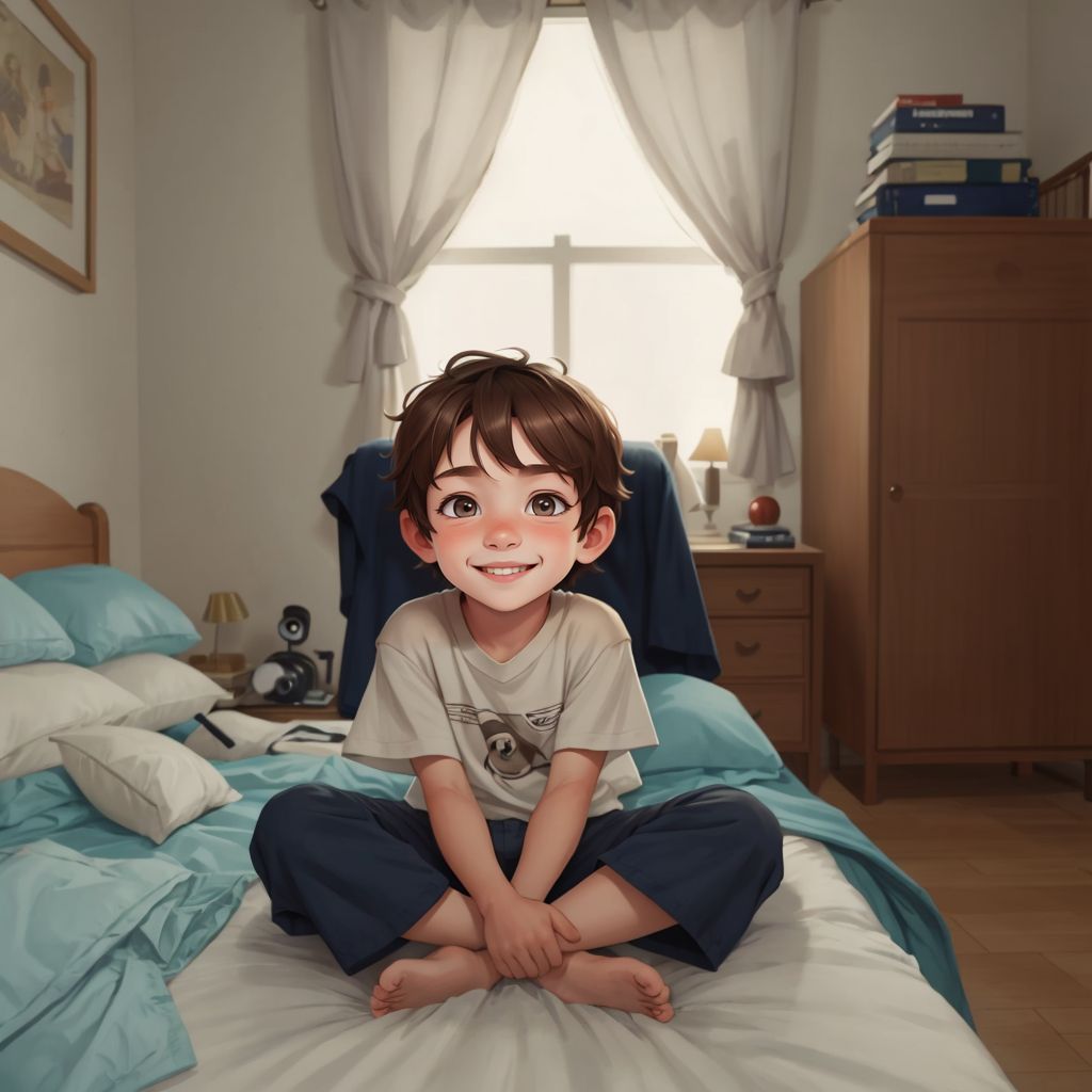 A monster below the bed