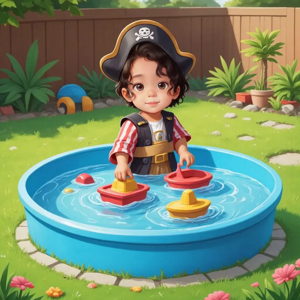 Adventure of a young pirate