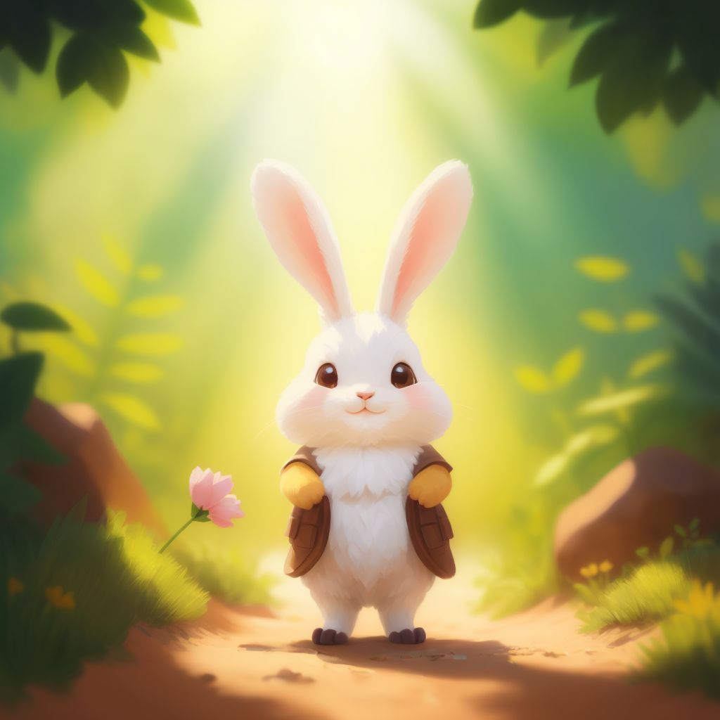 Bunny and the mysterious forest