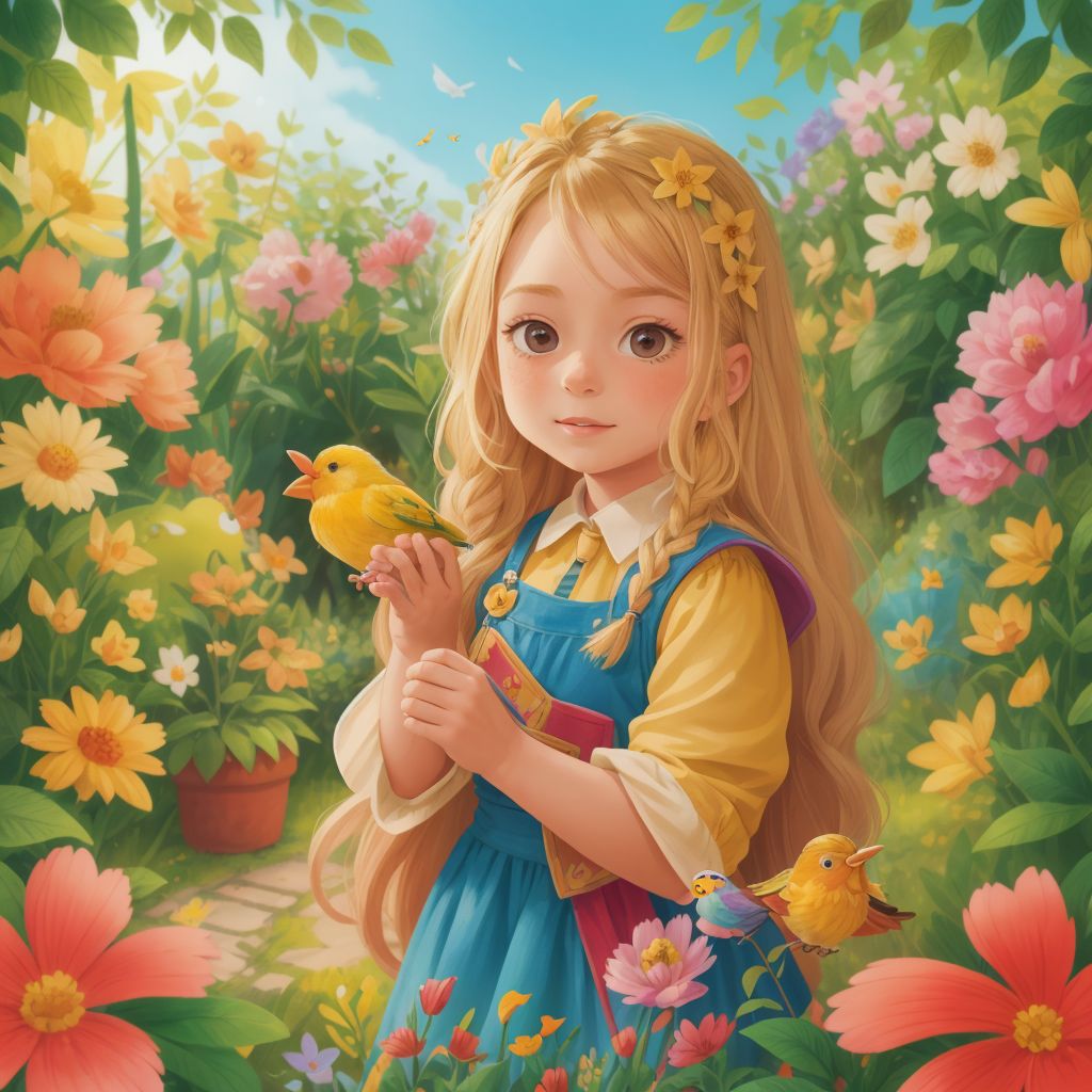 Cyntia em seu mundo magico