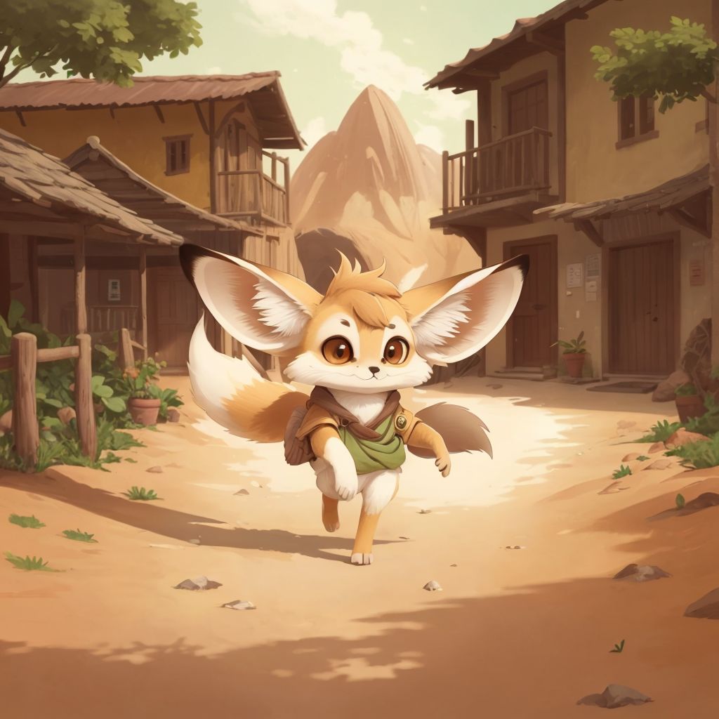 Elara the Fennec Fox