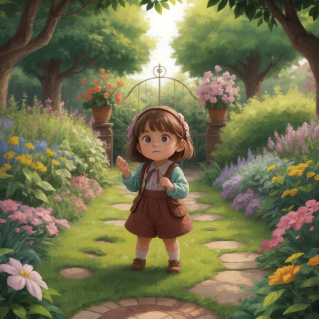 Eloras äventyr i den hemliga trädgården