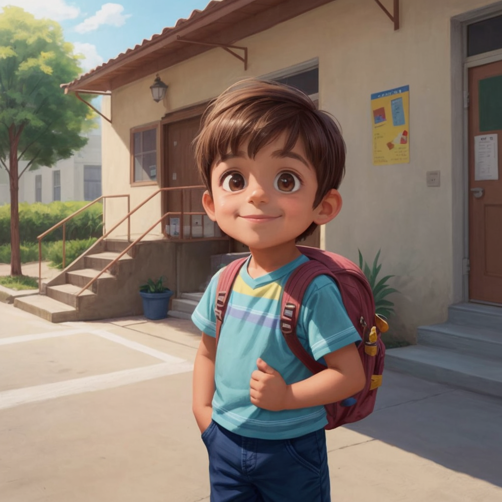 First day at a new school 