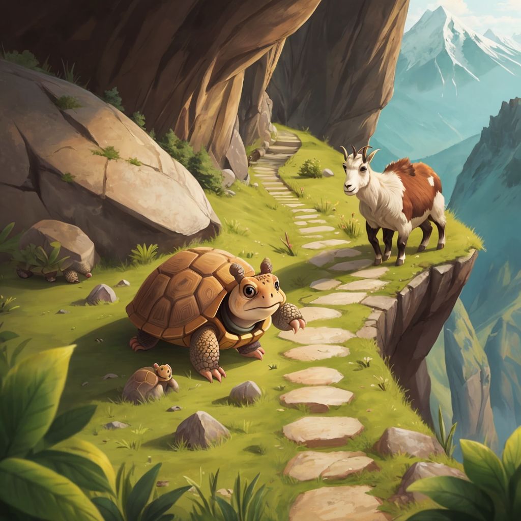 Leo the Little Tortoise’s Journey to the Great Mountain