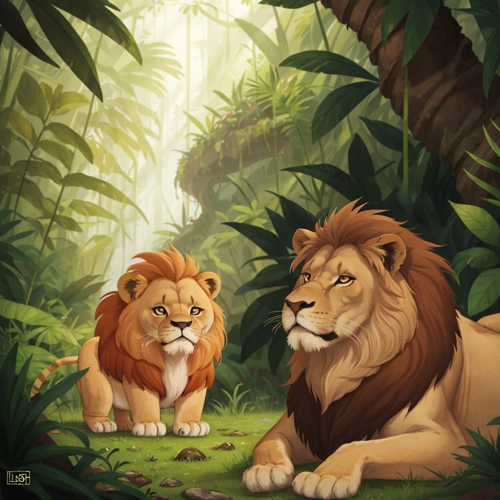 Otis the anxious lion