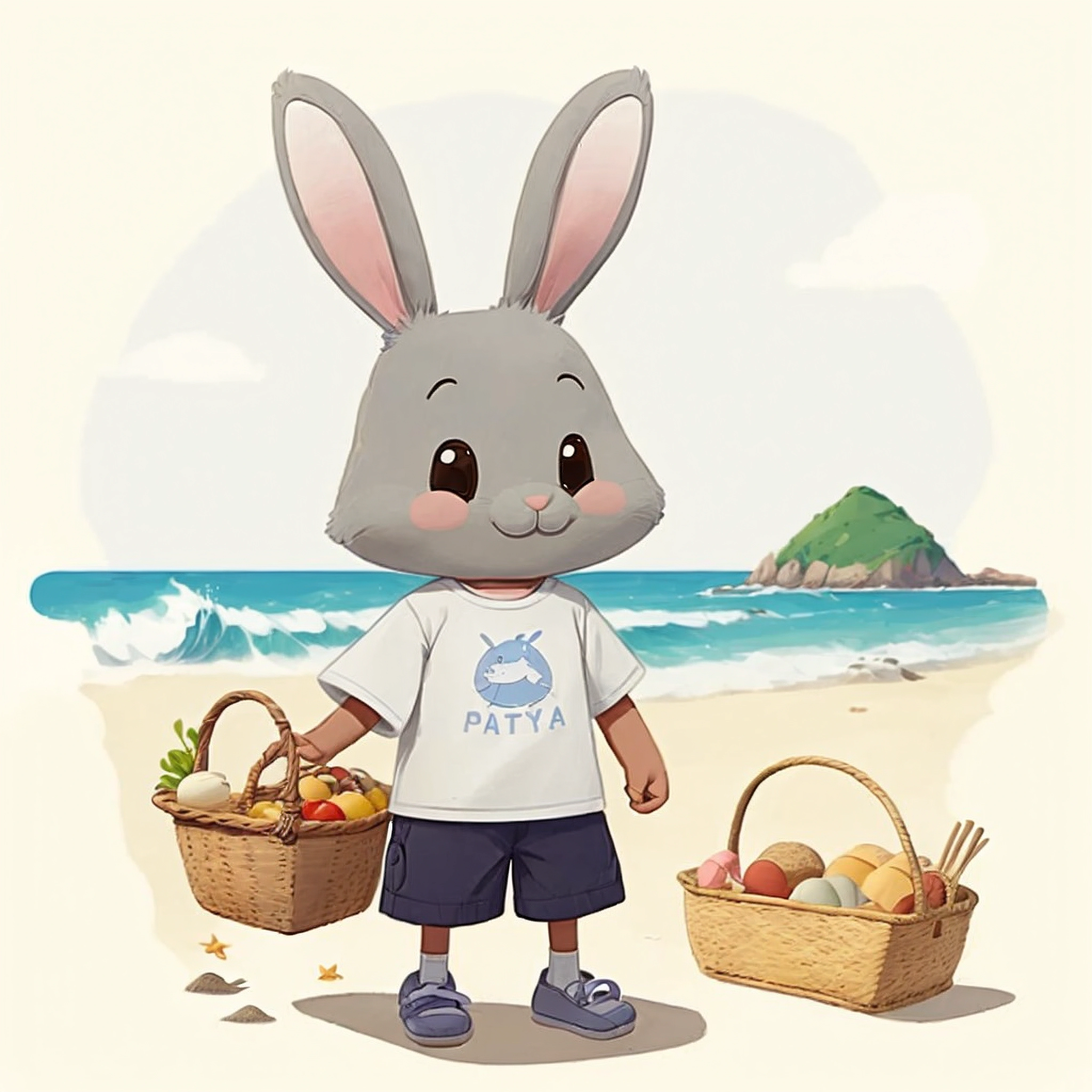 Ralphie & Baxter's Day at the Beach