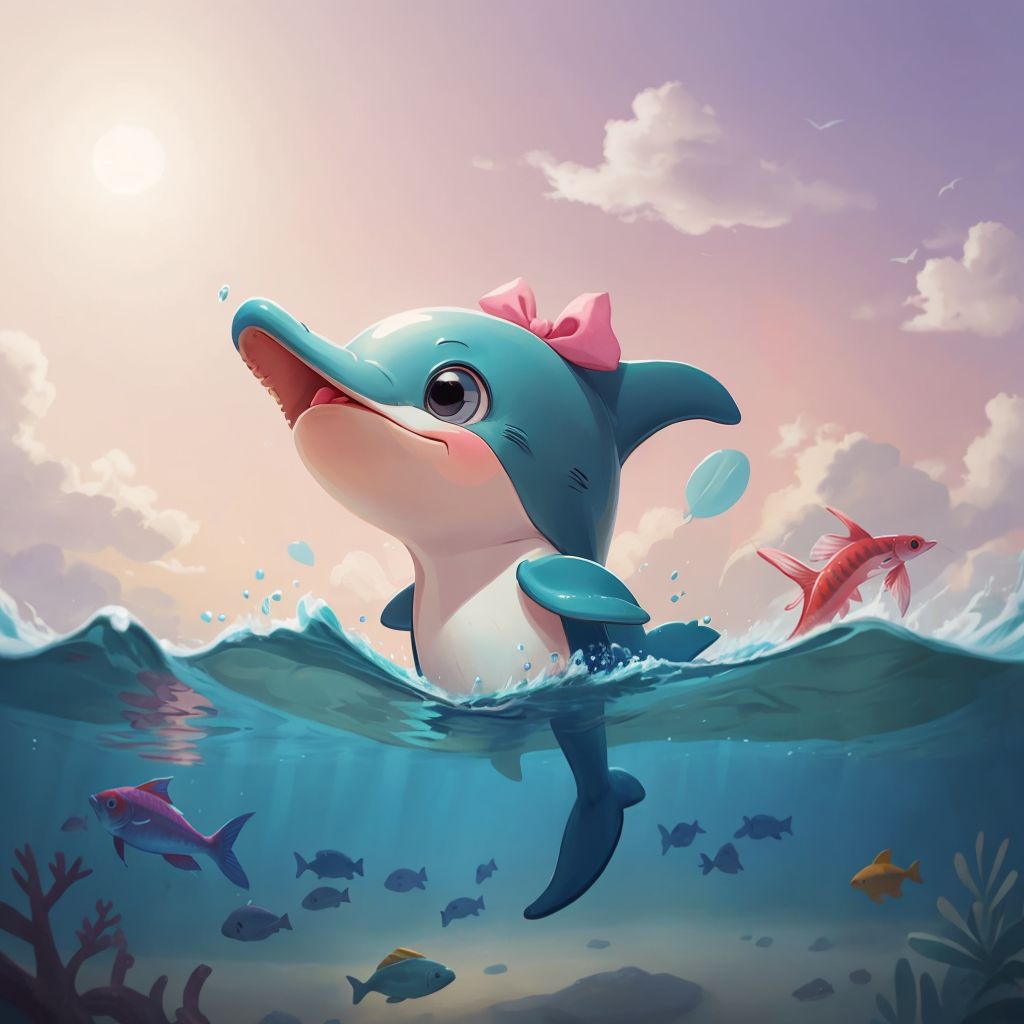 "Spirit and Splash: Dolphin Fun"