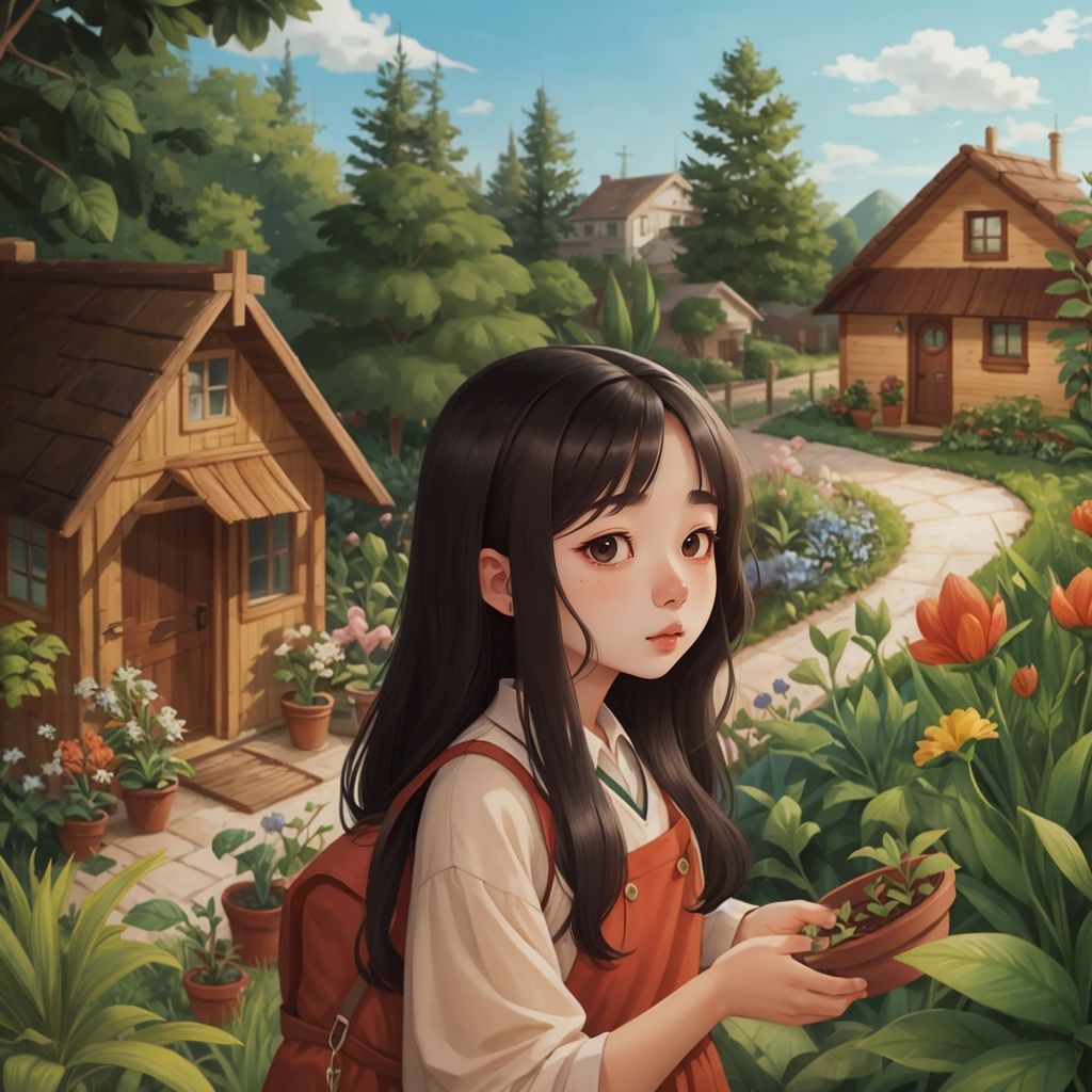 The legend of a Touch me not plant