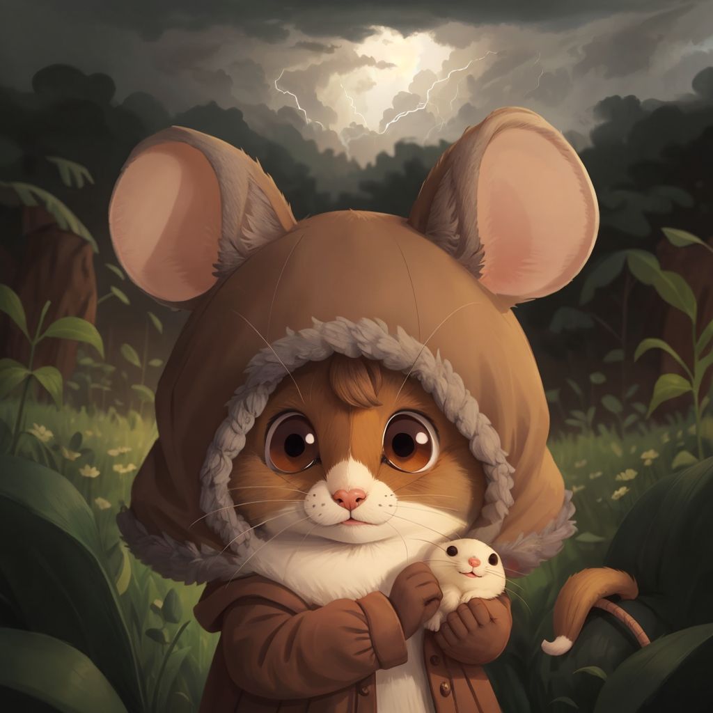 the little mouse and his new house