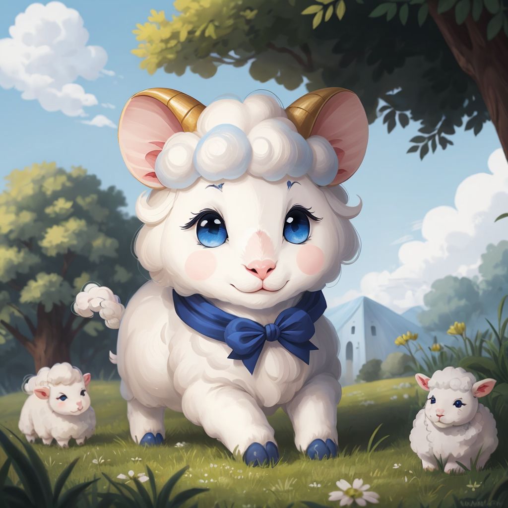 The Stubborn White Lamb and the Cunning Leopard