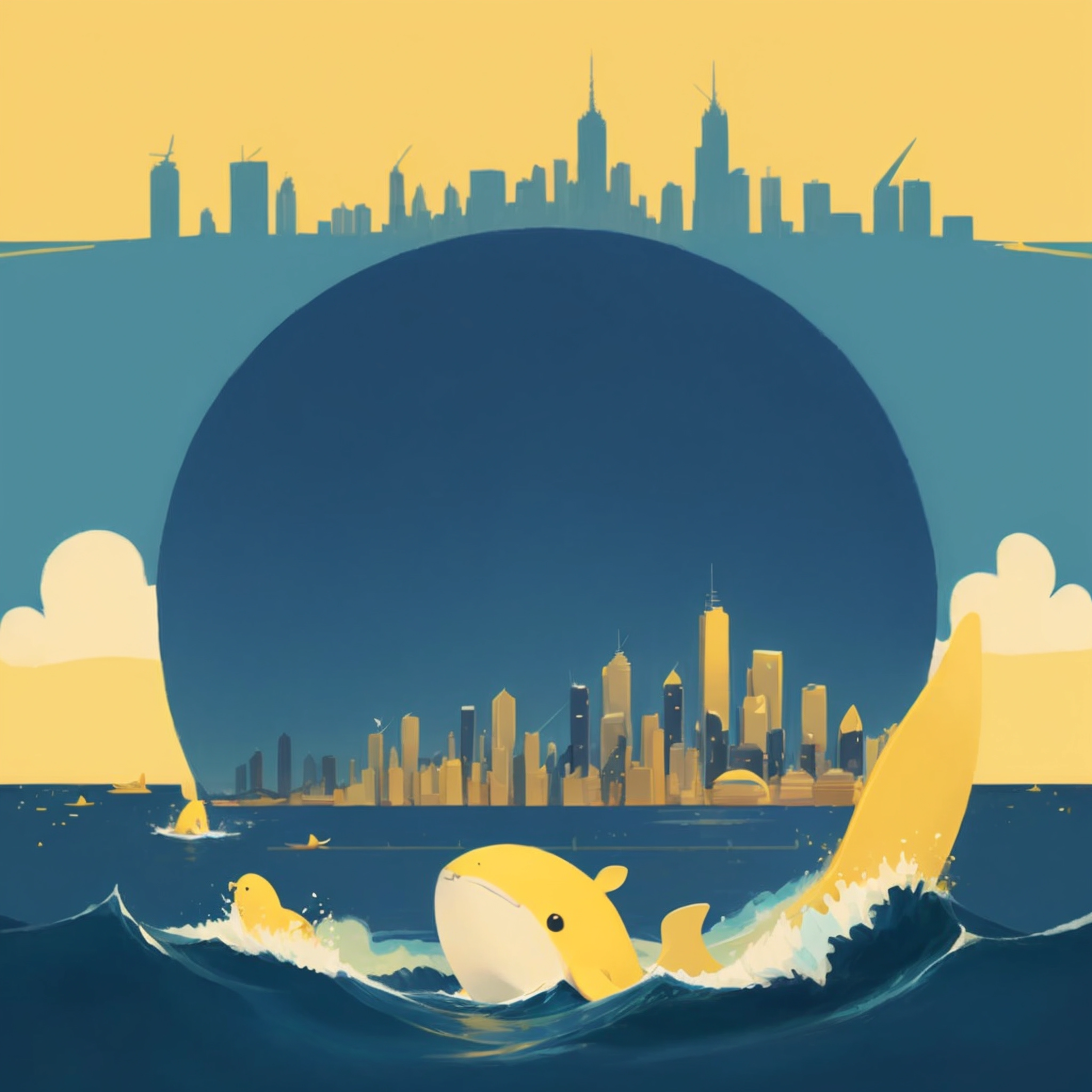 Wally the Little Yellow Whale's Big Adventure in Melbourne, Australia