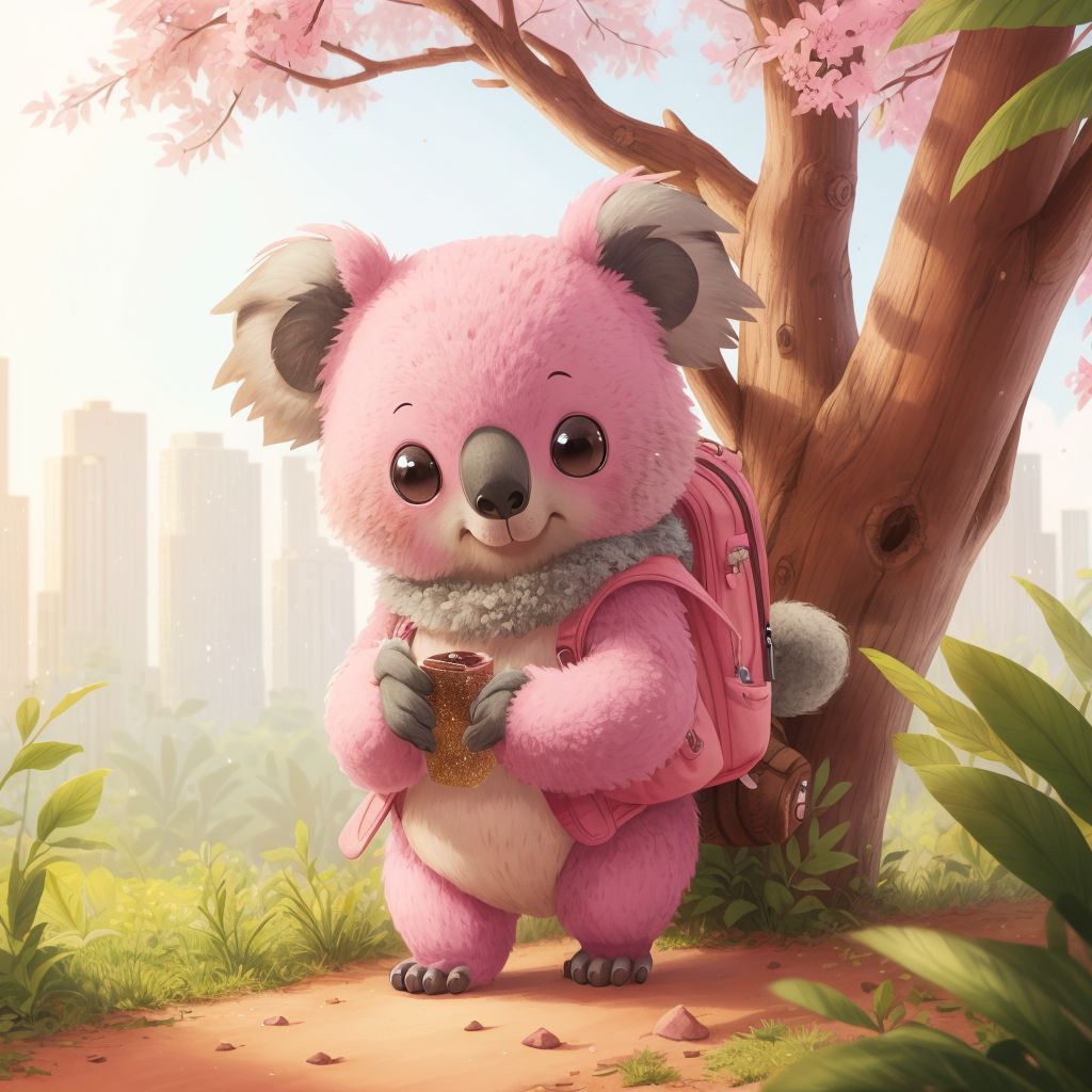 Zoe the Koala meets a wizard